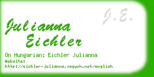 julianna eichler business card
